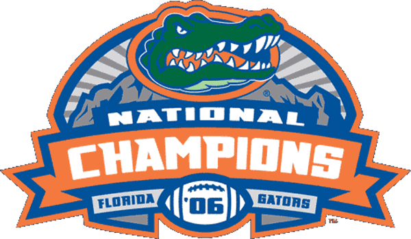 Florida Gators 2006 Champion Logo v2 iron on transfers for fabric